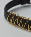 Callista X Lalaounis 18K Gold Weaved Black Bracelet