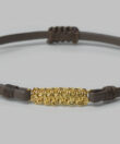 Callista X Lalaounis 18K Gold Slim Taupe Bracelet