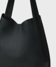 Calypso Bag in Black Grained Leather