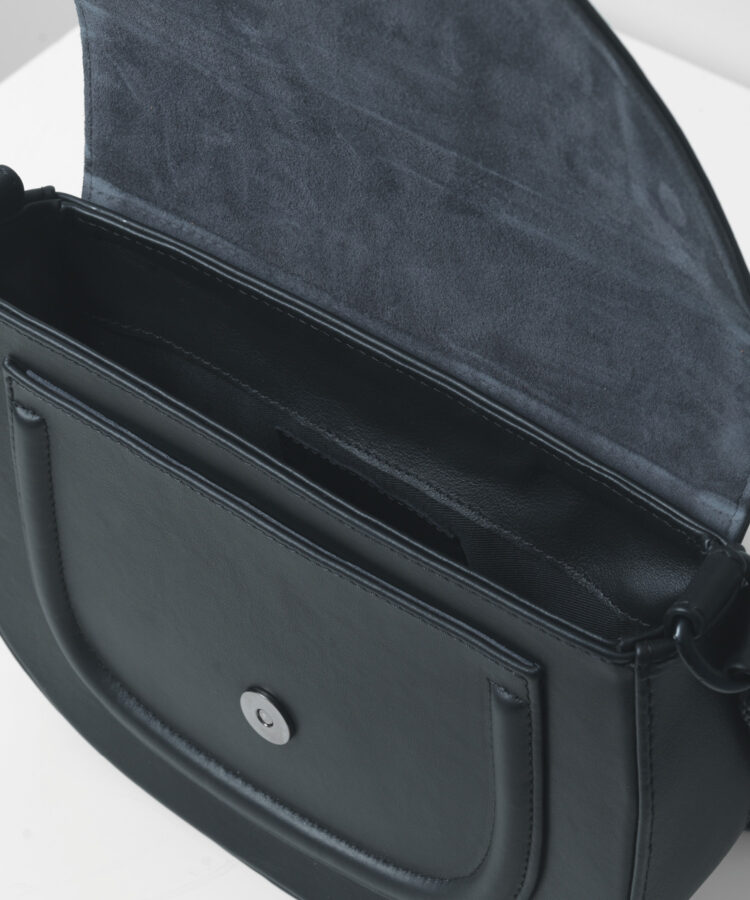Gitane Bag in Black Smooth Leather