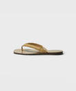 Venus Sandals in Amber Grained Leather