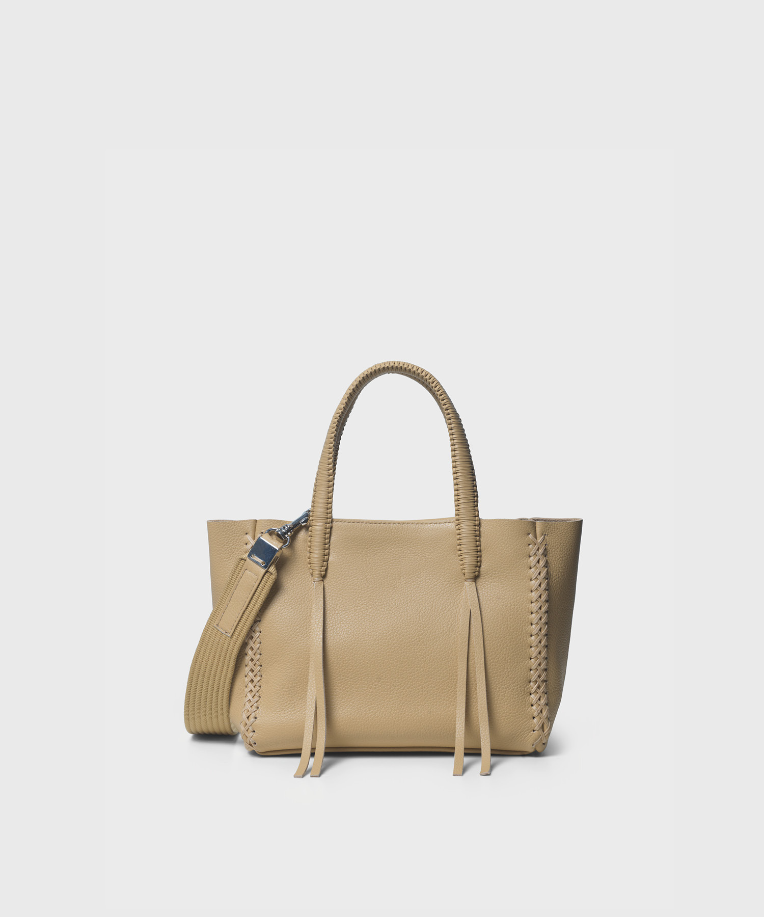 Mini Tote in Magnolia Grained Leather - Callista