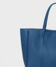 Tote in Azure Grained Leather