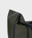 Tote in Khaki Grained Leather