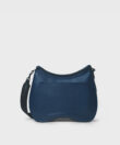 Saddle Bag in Blue Grained Leather