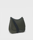 Saddle Bag in Khaki Grained Leather