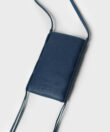 Pocket Bag in Blue Grained Leather
