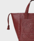 Cleo Bag in Red Grained Leather