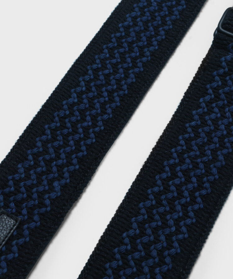 Lima Strap in Blue Grained Leather