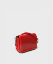 Mini Box Bag in Red Patent Leather