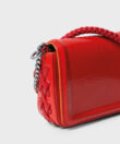 Mini Box Bag in Red Patent Leather